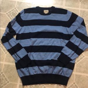 Blue striped LL Bean sweater